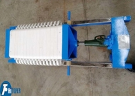 Manual Operation / Jack Screw Industrial Filter Press Equipment Used In Smelt Field