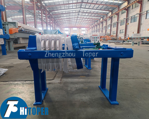 1m2 Manual Jack Screw Compress Small Size 320mm Plate Industrial Filter Press