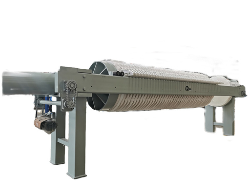 Ceramic Clay Dewatering Used Filter Press With High Pressure PP Round Shape Filter Plate