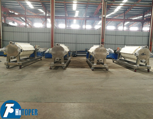 Precision Filtration Cotton Cake Filter Press 1.1kw Motor Power For Pharmaceutical Industry