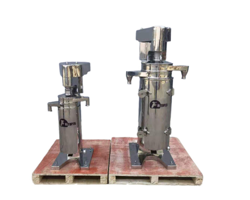Stainless Steel Industrial Tubular Centrifuge For Fuel / Oil / Yeast / Protein Fine Separation