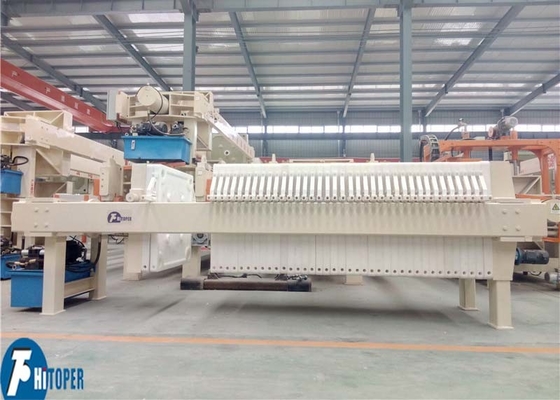 Oil Slurry Separation Chamber Filter Press Machine , High Temperature Resistant Filter Press Unit
