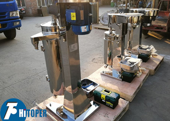 1500kg/h Large Capacity Stainless Steel BowlTubular  Centrifuge, Liquid Liquid Oil-Water Separator