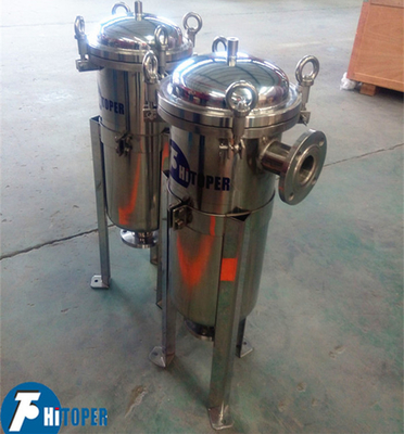Solid Liquid Filtration  SS Bag Filter 0.5Mpa Working Pressure