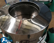 Sewage Treatment Industrial Basket Centrifuge SS 304 / 316L With Rapid Speed Rotary Drum
