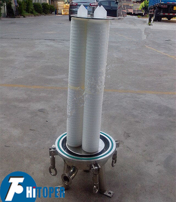 High Efficiency 0.1-100um Cartridge Filter Housing for Solid Liquid Suspension Separation
