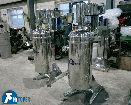 2Phase High Speed 125mm Tubular Centrifuge, 3.0kw Solid Liquid Separation Machine