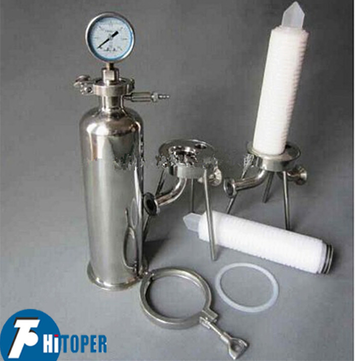 Easy Overhauling Cartridge Filter with 10-40 inch Folded Type Elements