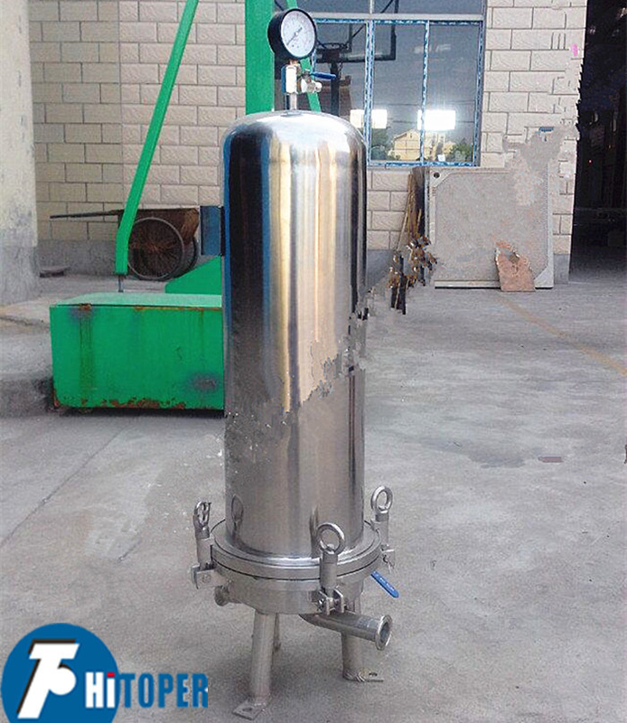 High Efficiency 0.1-100um Cartridge Filter Housing for Solid Liquid Suspension Separation