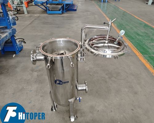 خانه فیلتر کیسه ای با پوسته فولاد ضد زنگ و پشتیبان سبد فلزی برای راه حل های فیلتر سازی پایدار و صنعتی